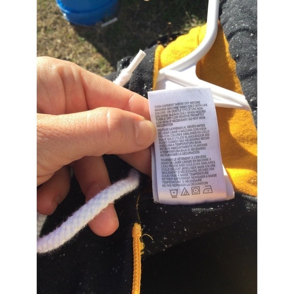 NHL womens full zip hoodie M medium 8 10 grey gray penguins Pittsburgh hockey - Picture 11 of 11